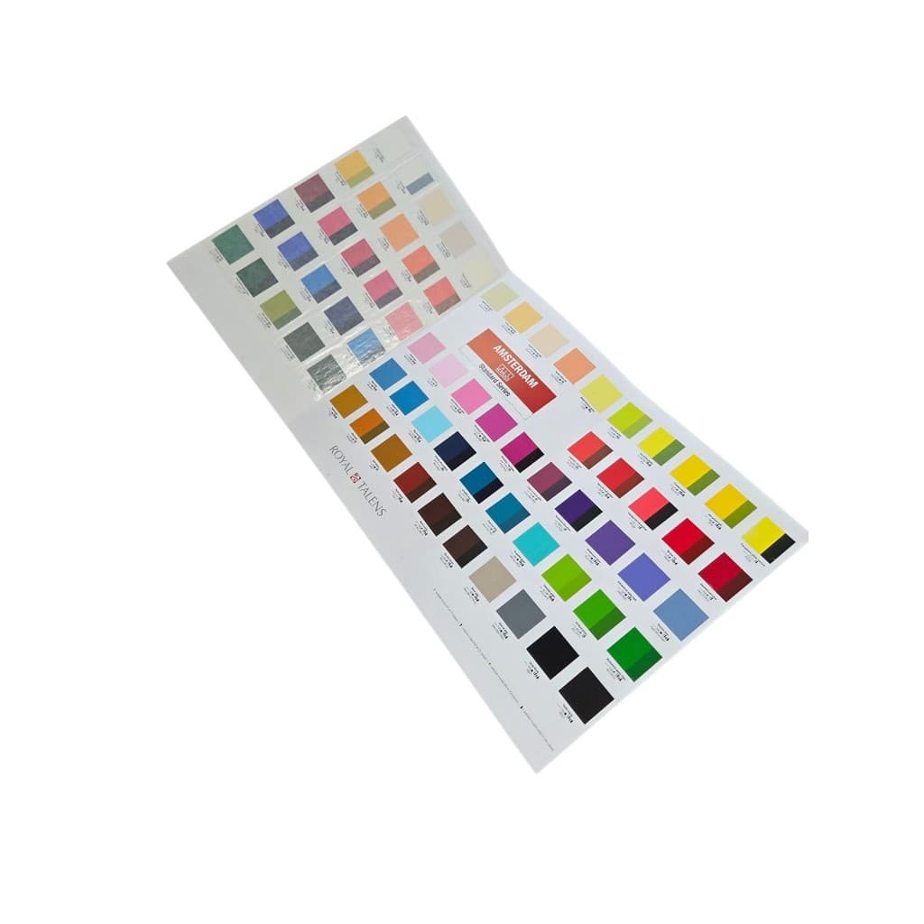 CatálogoTinta Acrílica Cores Royal Talens Amsterdam Standard