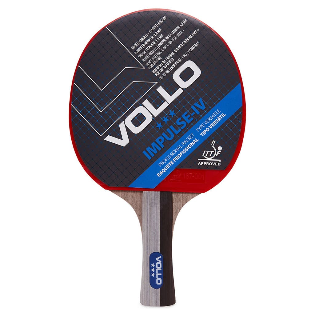 Raquete de Tênis de Mesa Ping Pong Impulse IV Vollo Aprovada ITTF