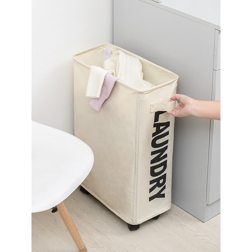 Cesta de armazenamento de tapete de Yoga com rodas, cesta de armazenamento de artigos diversos, dobrável, cesta de roupa