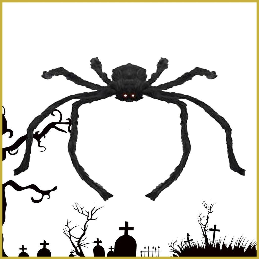 Halloween Aranha Decorações Aranhas Assustadoras Brinquedo Grandes Realistas Para Interior gelat1br