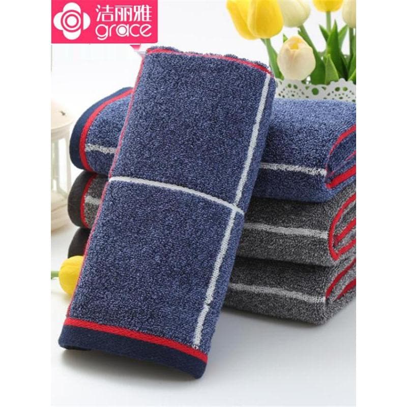Jieliya toalha esportiva de algodão puro, algodão puro, espessada, absorvente de suor, resistente à sujeira escura, toal