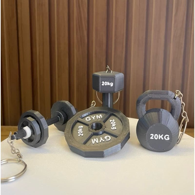 KIT 4un Chaveiros Fitness Academia