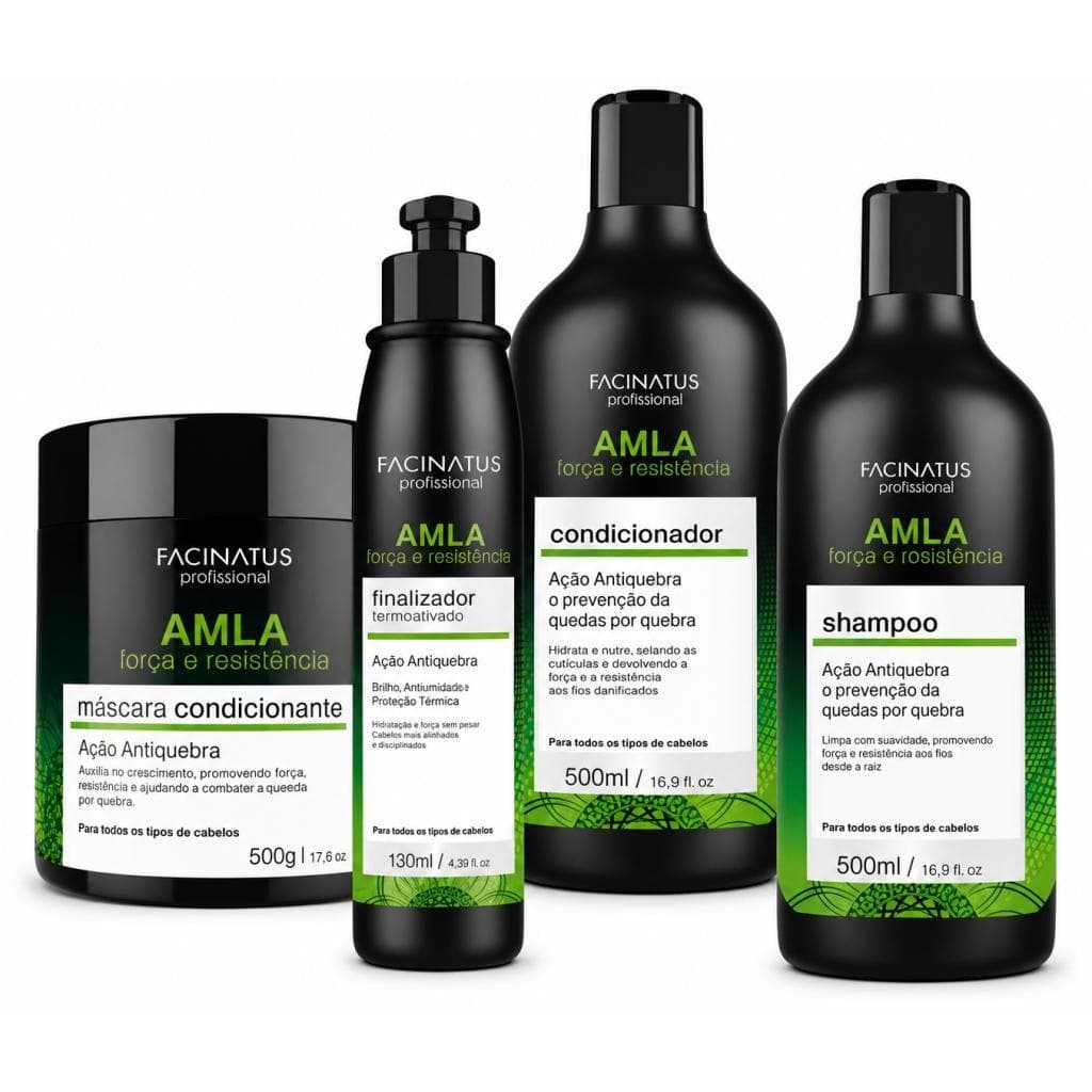 Kit Amla Tratamento Capilar Profissional Facinatus
