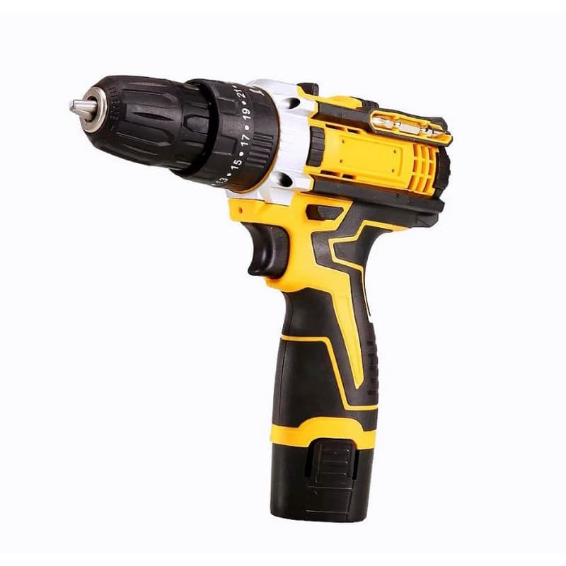 Conjunto de Parafusadeira e Furadeira de impacto sem fio 12V - Uso profissional e Domestico