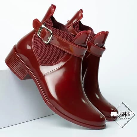 NOVO Bota Feminina Galocha Cano Médio Impermeável Chuva - 34 35 36 37 38 39 envio rápido
