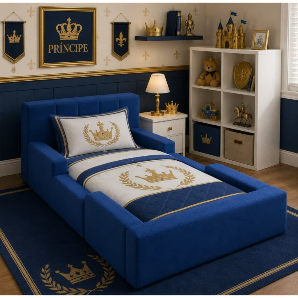 Cama Montessoriana Baby com Fechamento em Velcro Proteção e Independência Infantil Envio Full