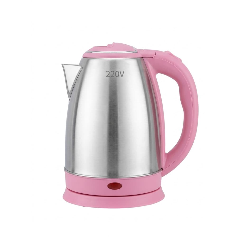 Chaleira Elétrica Bule Inox 1,8 Litros 220V 1100w Cor Rosa