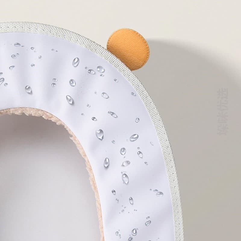 Almofada de toalete 2025 novo estilo inverno Universal pelúcia toalete casa lavadora almofada de pelúcia quente número d