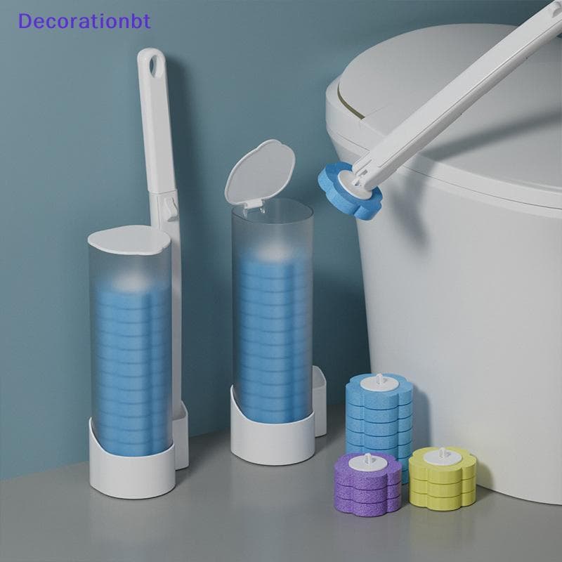 Decorationbt Escova De Vaso Sanitário Descartável Dissolve Casa Não Morta Lavagem Limpeza Cabeça De Substituição Da Deus
