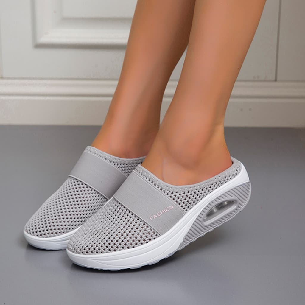 Sapatos De Passeio Ortopédicos Femininos Antiderrapantes/Diabéticos/Tênis De Tamanho Plus