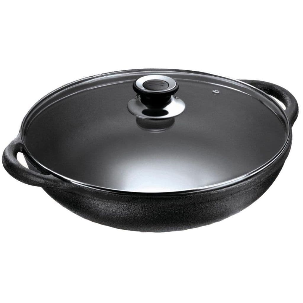 Panela Ferro 22cm 1,5L Tampa Vidro Panela Mineira
