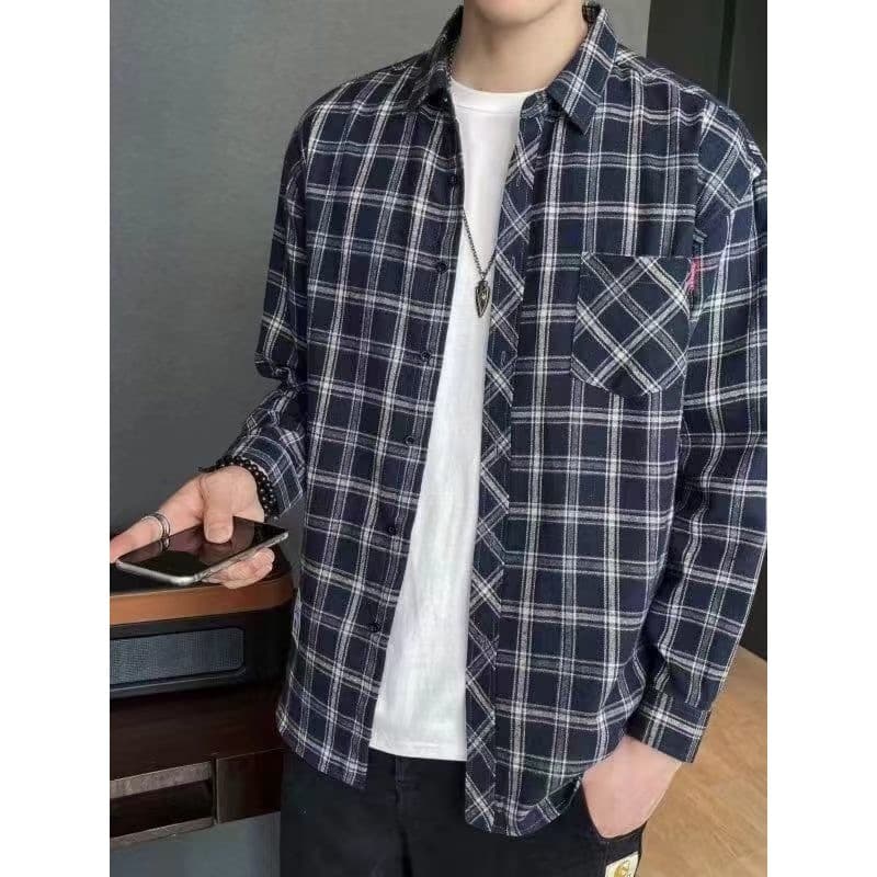 Outono proteção do trabalho Workwear camisa de algodão puro masculino manga comprida protetor solar roupas canteiro de o