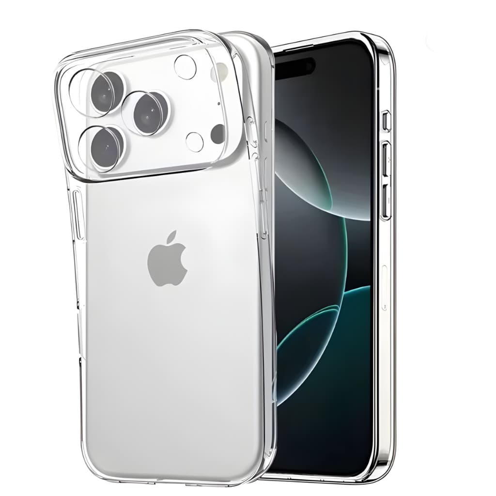 Capa Transparente Capinha Anti-Impacto IPhone 17 Pro Max, 17 Normal, 17 Air, 17 Pro Alta Qualidade