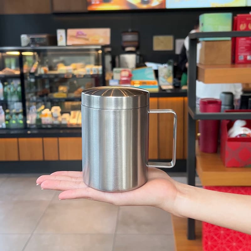 [Exportado para a Alemanha] Caneca de copo de água de aço inoxidável 316 Dormitório de escritório Café Chá Copo para beb