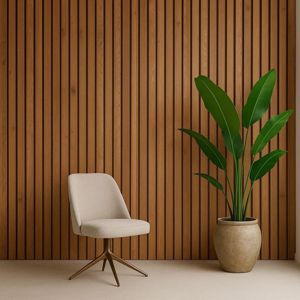Papel de Parede Adesivo Ripado 04  Lavável 3D  Decoração Moderna para Quarto e Sala 50 CM de Largura