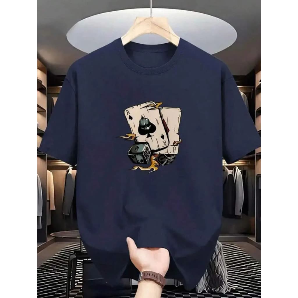 Camiseta Masculina Presente Para Ele Estampada Cartas Fogo