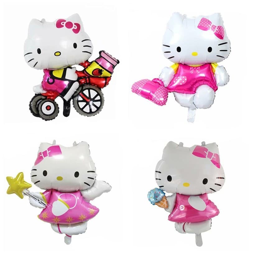 Balão Metálico Hello Kitty Gatinho Festa Junina Decoração Aniversário Infantil Kit Festa Balões
