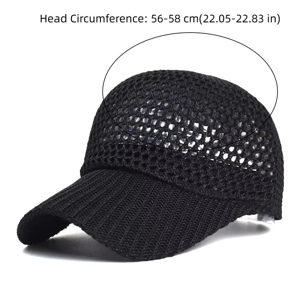 Boné De Beisebol De Secagem Rápida ADAMES , Chapéu De Sol Respirável Com Proteção UV De Poliéster Língua De Pato De Malh