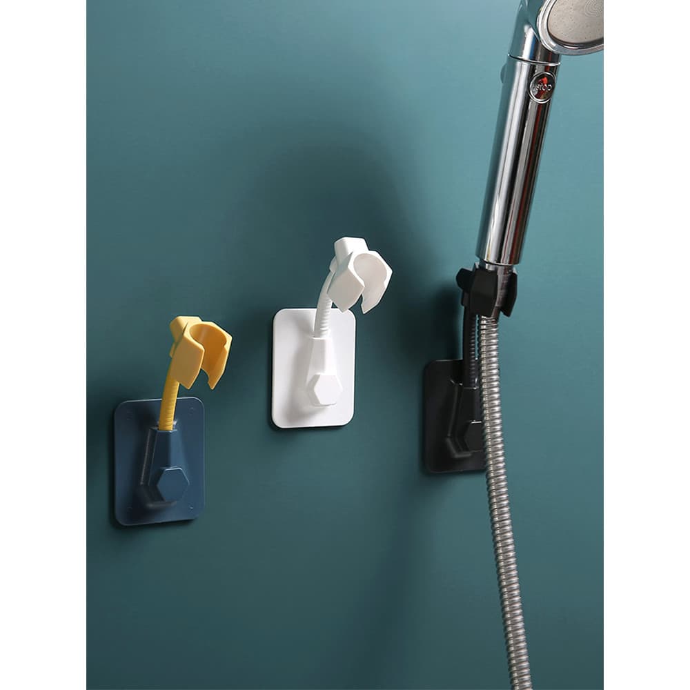 Base de chuveiro suporte sem perfuração banheiro ajustável ventosa cabide cabeça de chuveiro ferramenta útil banho Sprin
