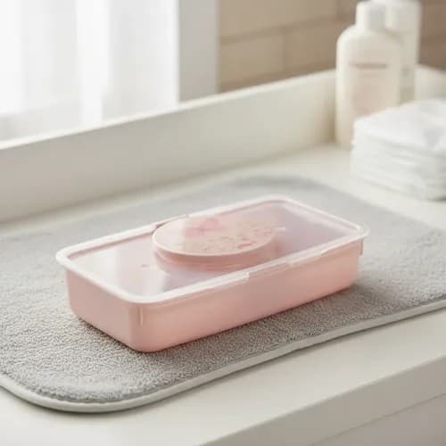 PORTA LENCO UMEDECIDO BORBOLETA ROSA 05