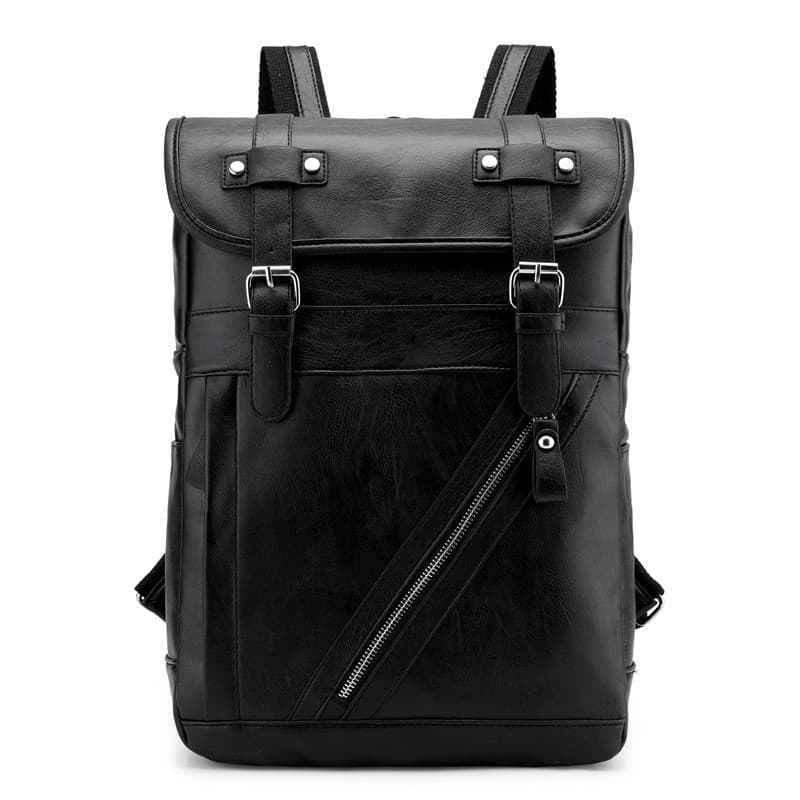 Homens Mulheres Lazer Viagem Grande Capacidade Versão Coreana Mochila PU Ao Ar Livre