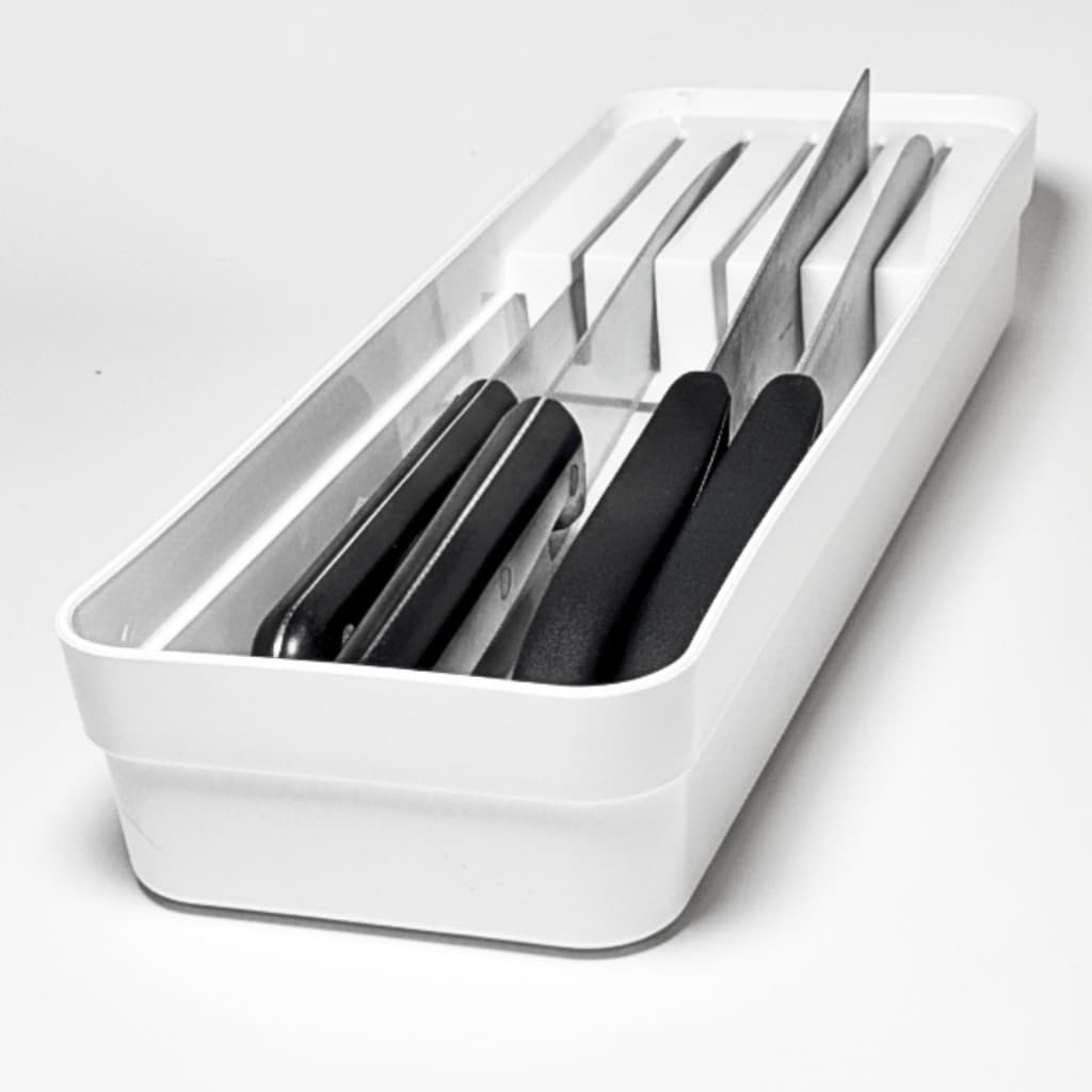 Porta Facas de Gaveta Organizador 5 Divisórias Faqueiro Cozinha