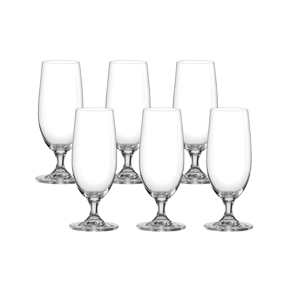 Jogo de Taças de Cerveja 6 Peças Gastro 380ml em Cristal
