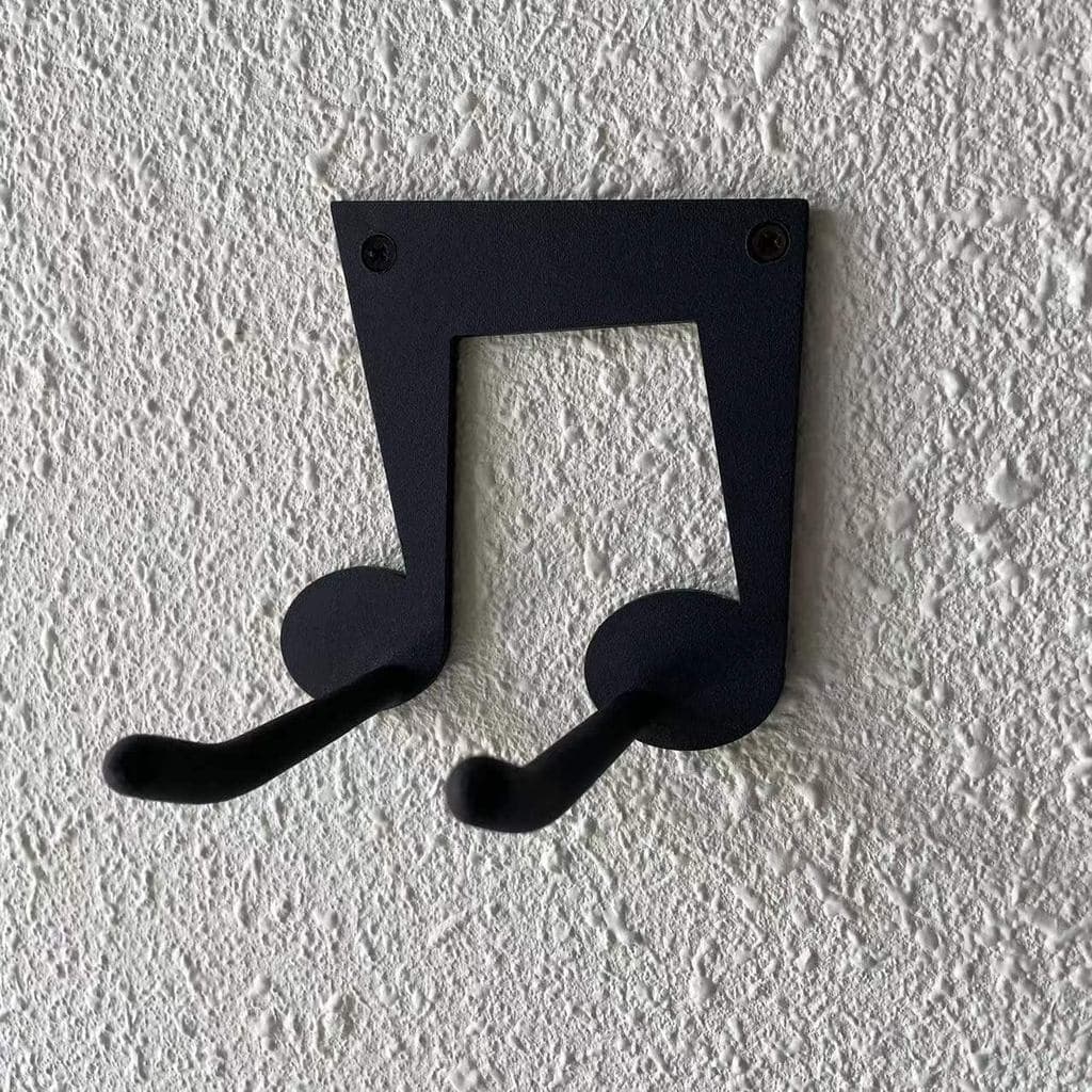 Suporte de Parede para Guitarra e Ukulele - Suportes de Aço para Baixo, Violino, Preto
