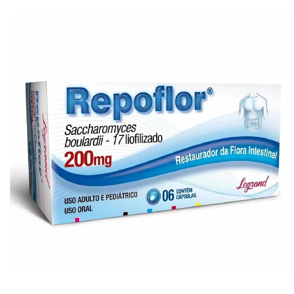 Repoflor 200mg C/6 Caps - Repoflor 200mg 6 Cap