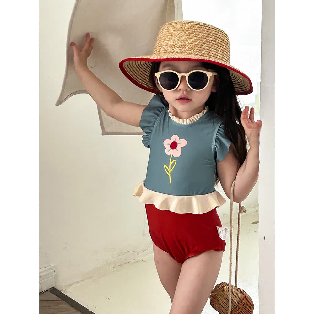Crianças crianças maiô de uma peça meninas bonito maiô de secagem rápida meninas maiô verão bebê crianças primavera quen