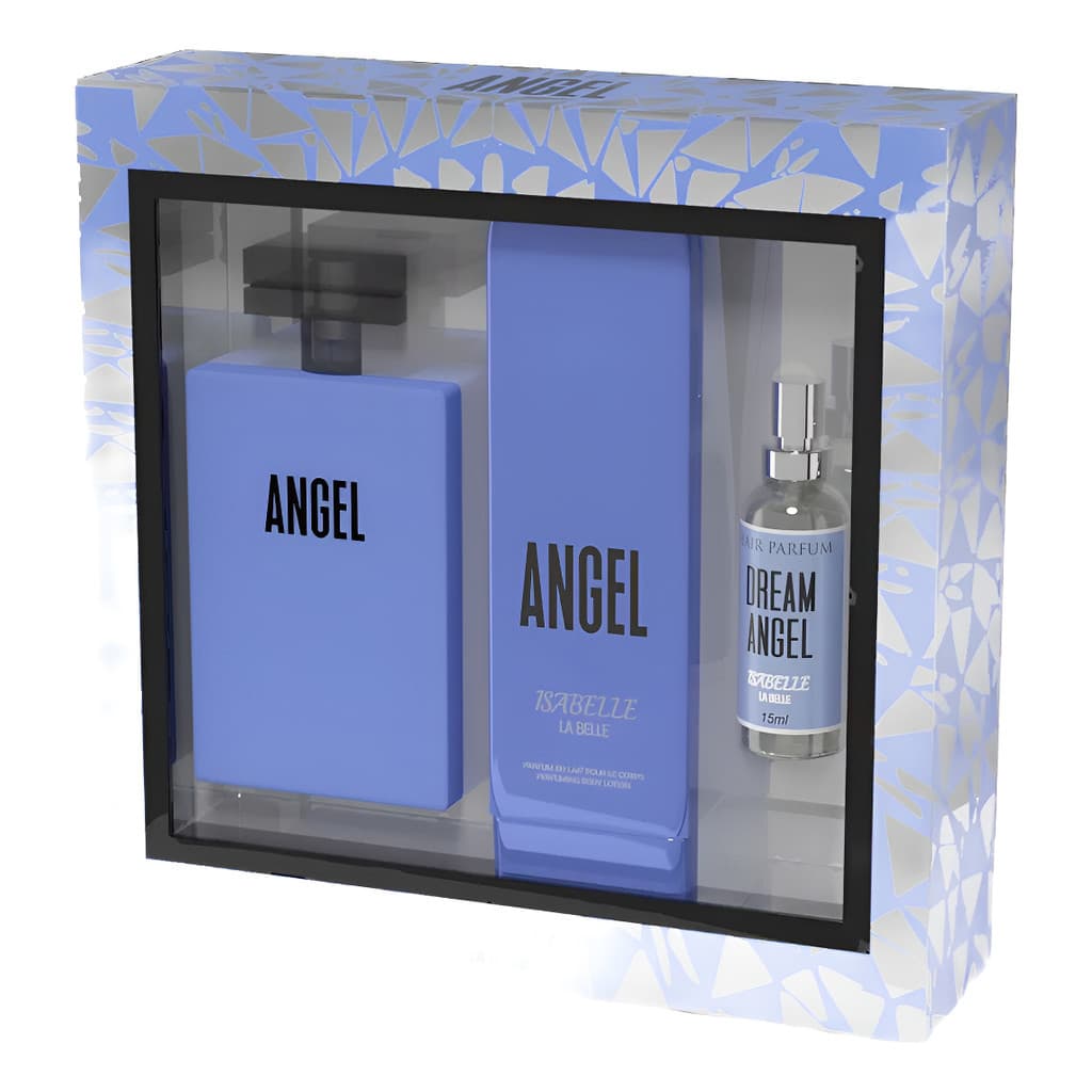 Kit Cremes Angel 200ml + Perfume 100ml + Hair Capilar 15ml Isabelle La Belle