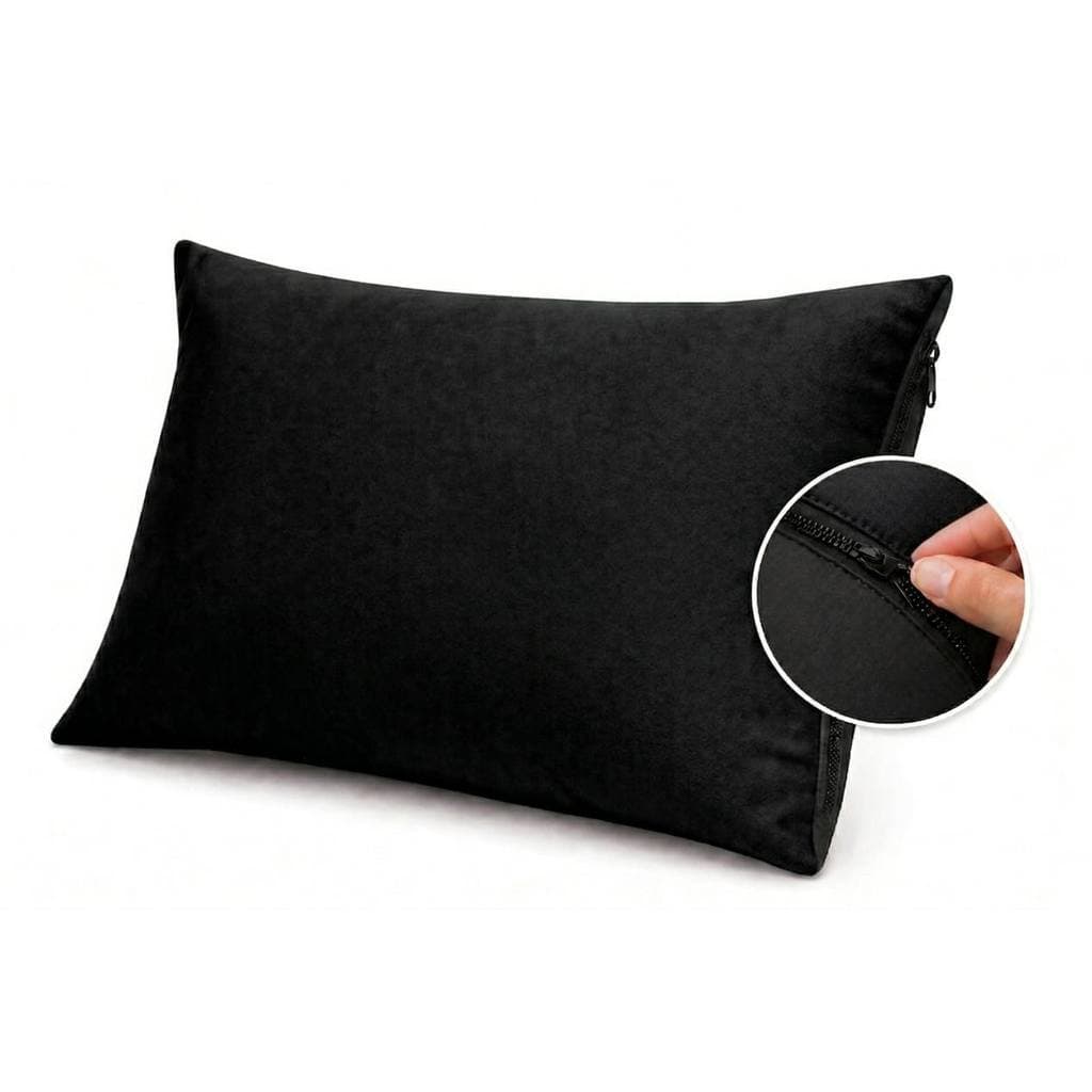 Travesseiro Macio Com Zíper Oxford 40x30x08 Estética Almofada Cama