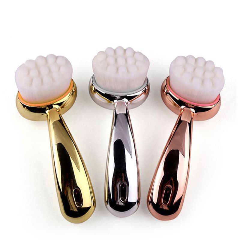 Escova facial remover cravos limpeza encolher poros limpeza psiquiatra escova facial Manual cerdas macias