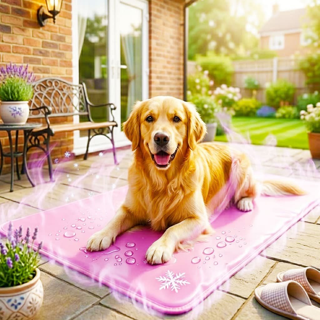 Tapete Gelado Rosa 90X50cm Cachorro Lavavel G Refrescante