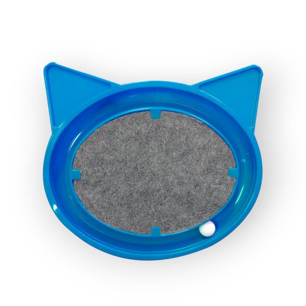 Arranhador de Gato com Túnel e Bolinha Interativa | Anti-Stress, Protege Móveis, Estimula Exercício e Diversão Relax Pop