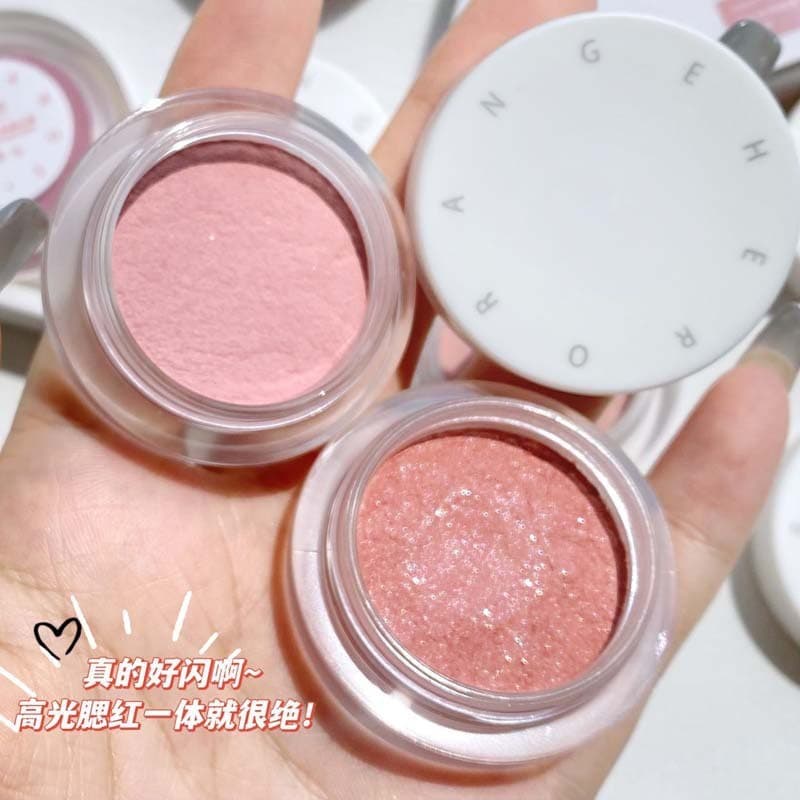 HERORANGE ~ Levemente Bêbado Blush Creme Nude Pacote Delicado Renderização de Cores Mousse Fosca de Longa Duração Reduto