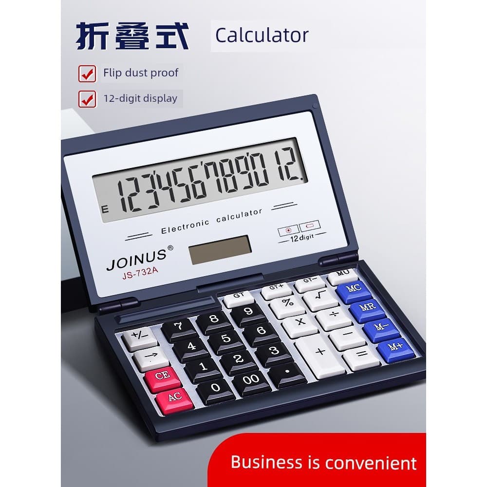 calculadora cientifica ♗Calculadora dobrável com modelo de voz com som Calculadora de energia dupla Máquina de contabili