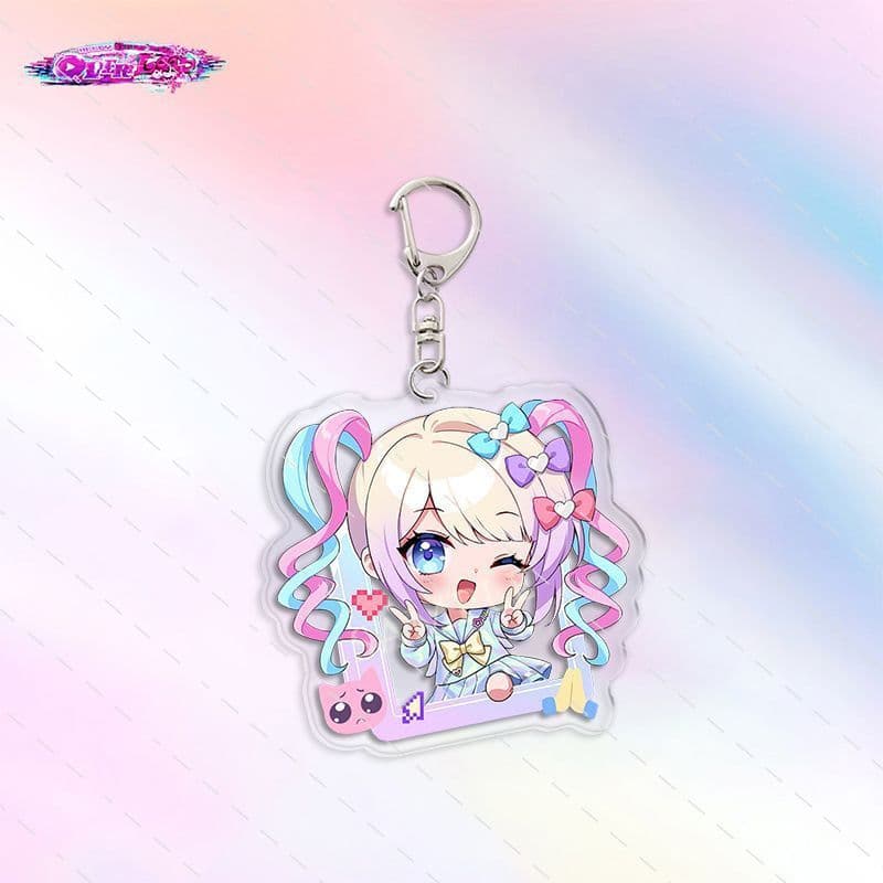 [Pingente] Anchor Girl Heavy Confie em Jogo Periférico Super Sky Molho Doce Acrílico Chaveiro Estudante Mochila Enfeites