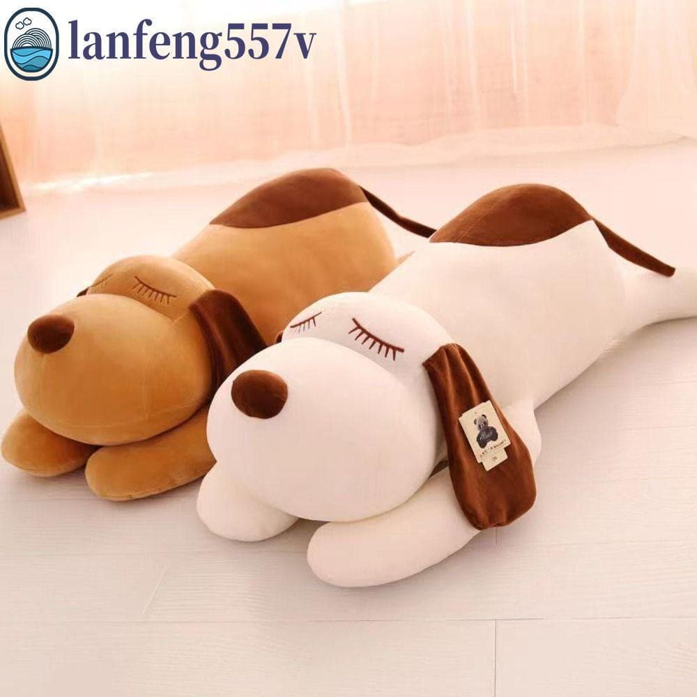Travesseiro De Pelúcia Para Cachorro LANFENG , Boneca Longa De Material Macio , Almofada De Dormir Estilo Kawaii
