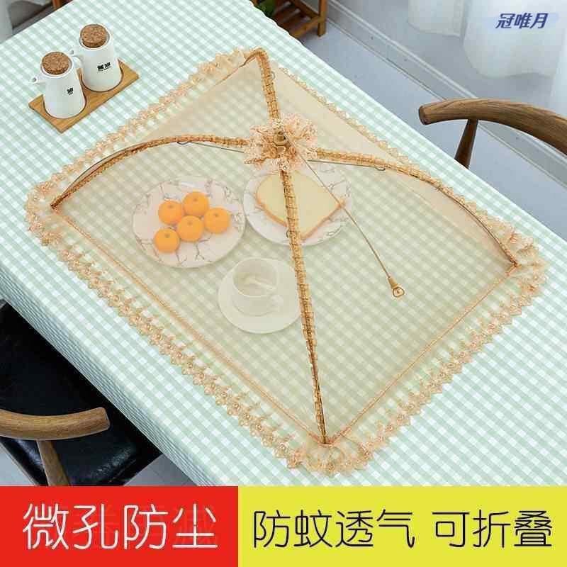 Tampa cesta de vegetais capa de mesa de jantar anti-mosca gaiola de vegetais doméstica estilo europeu capa de vegetais r