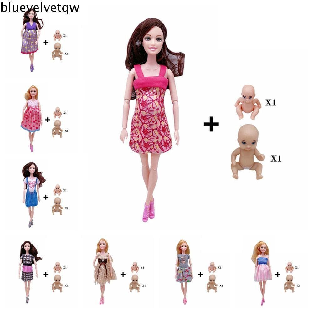 Boneca BLUEVELVETQW BJD , Educacional De Articulação Ativa , Bonecas De Brinquedos Infantis Para Gravidez De Barriga Gra