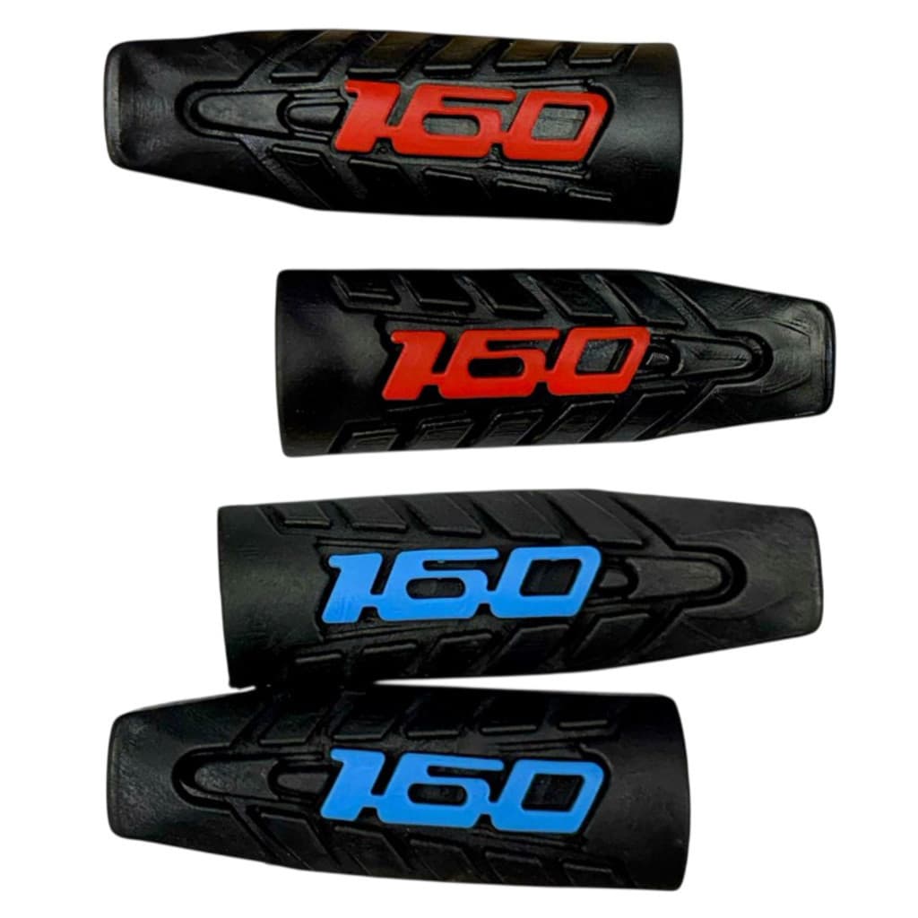 Par Borracha Estribo Pedaleira Moto - CG 160 Titan Fan Start Cargo Antiderrapante Várias Cores