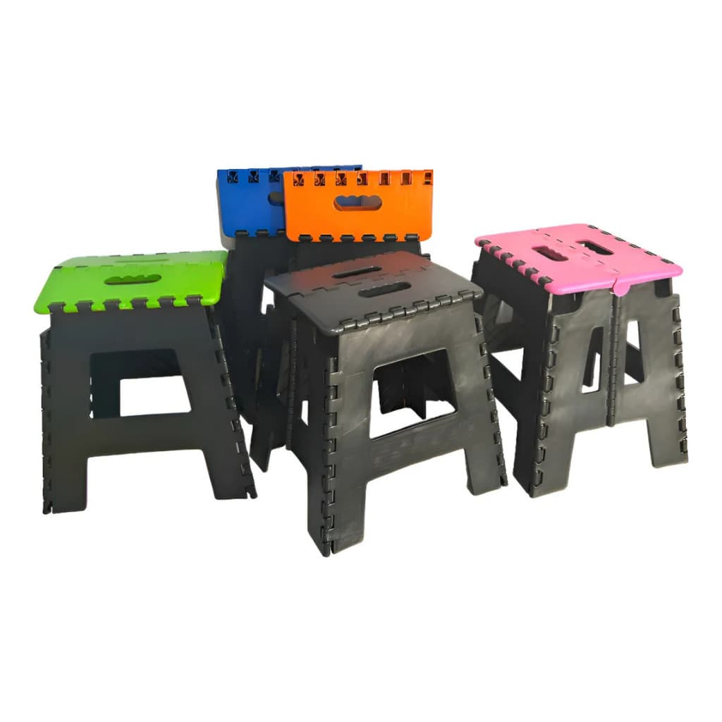 Banqueta Banco Banquinho Portatil Retratil Dobravel 100Kg