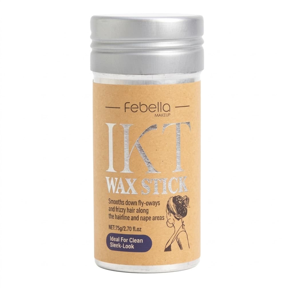 Cera em Bastão Fixadora para Cabelos IKT Wax Stick Febella 75g