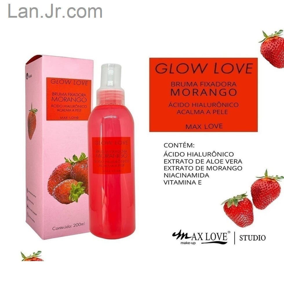Bruma Fixadora Glow Love Morango Max LoveASHC9IN8