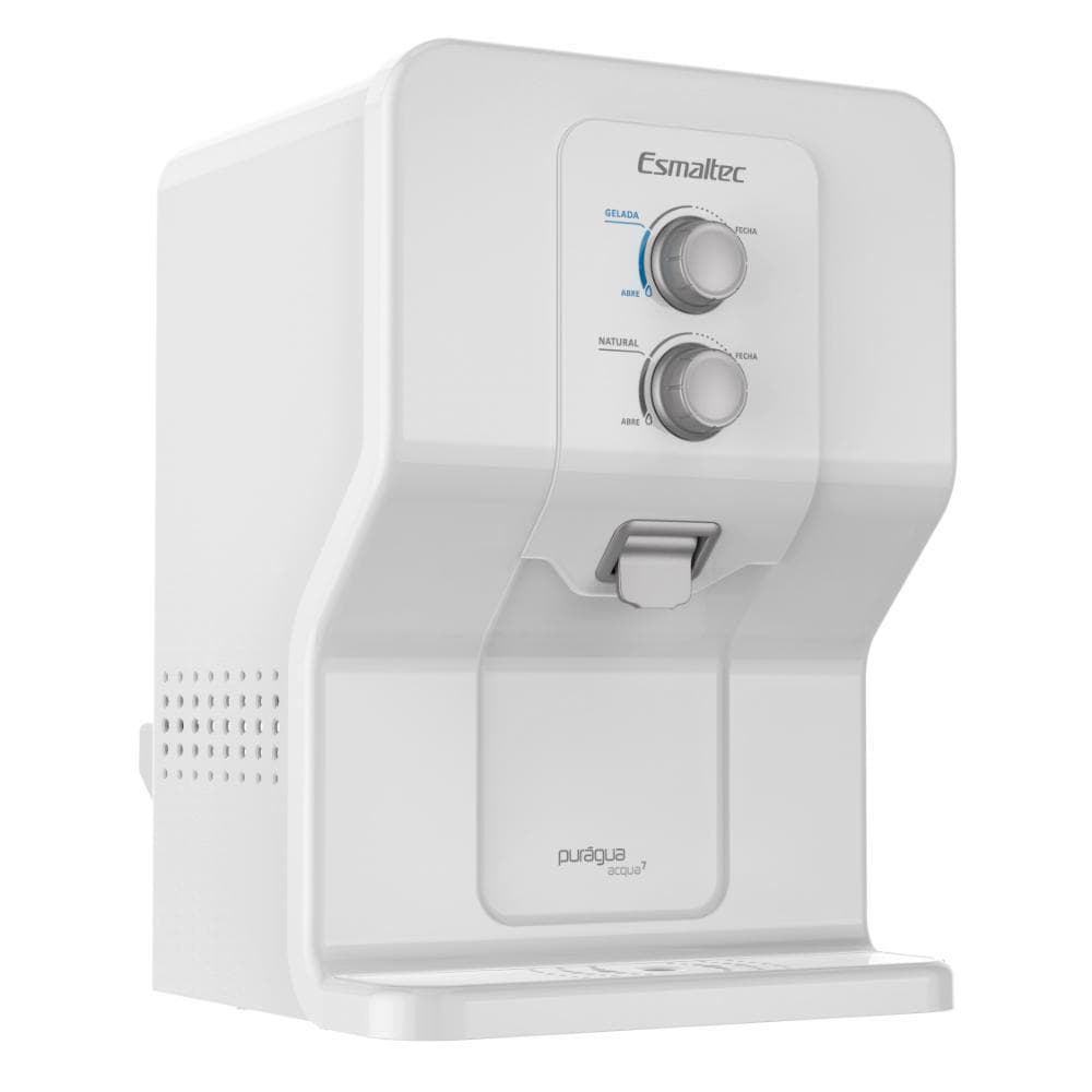 Purificador de Água Esmaltec Acqua 7 2,2L 127V Branco com Compressor e 7 Etapas de Purificação