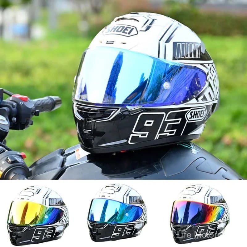 Helmet Visor for SHOEI X-14 X14 Z-7 Z7 CWR-1 CWR1 NXR RF-1200 RF1200 X-Spirit III XSpirit 3 X-Fourteen X Fourteen RYD CW