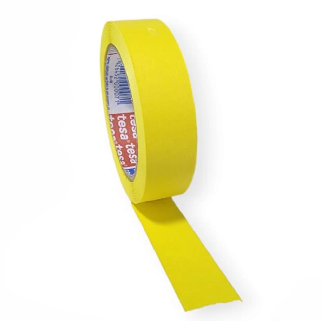 Fita Crepe Amarela Profissional 24mmX50m Tesa