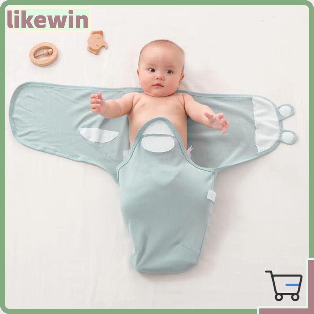Swaddle Para Bebê Recém-Nascido Tipo , Sacos De Dormir Ajustáveis De Algodão Nascidos Infantis Macios De Cor Sólida