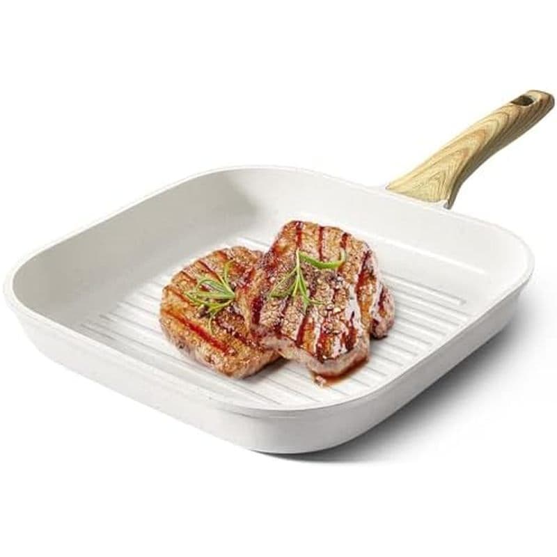 Panela Antiaderente GiPP Para Fogões-Quadrada Grelhar De 11 Polegadas Cozinhar Em Ambientes Internos & amp ; Ao Ar Livre